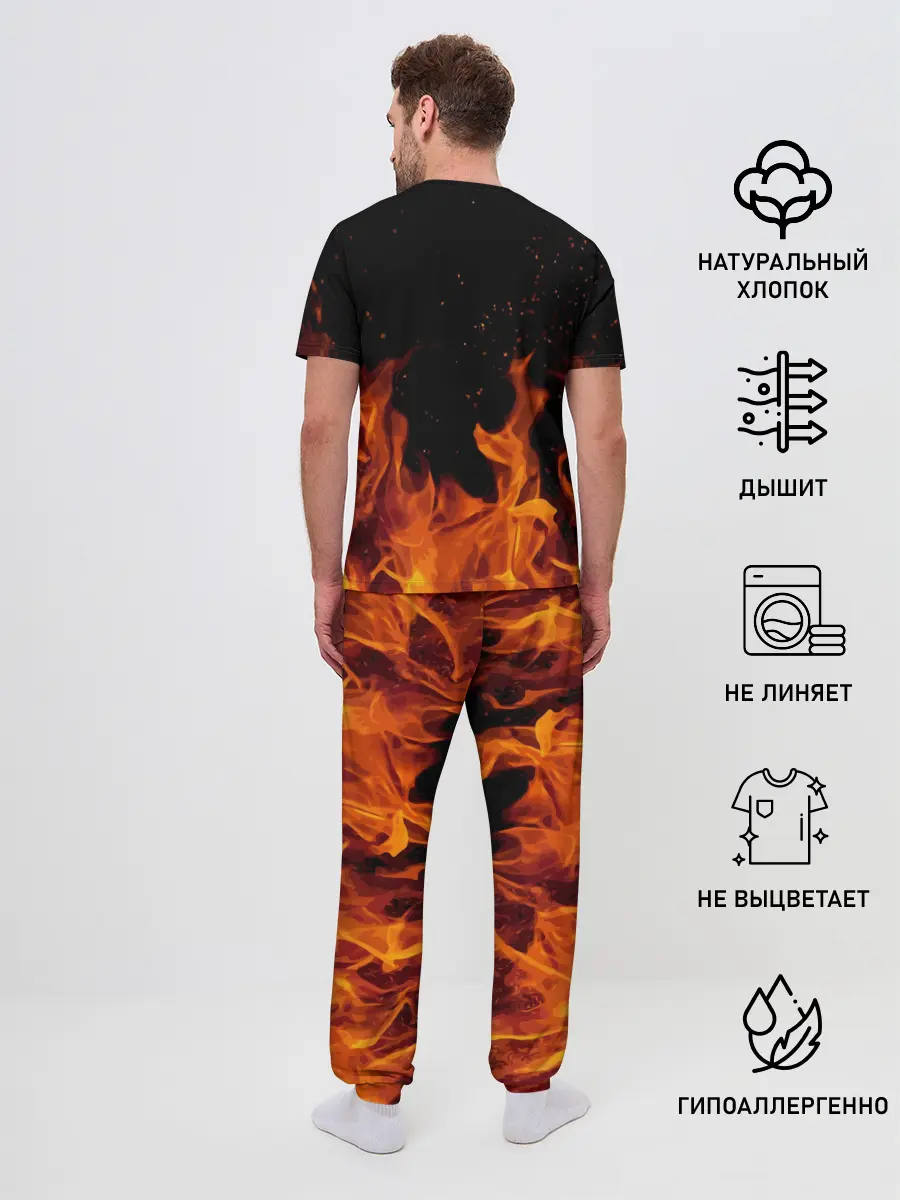 Мужская пижама с брюками / СЕКТОР ГАЗА FIRE