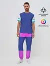 Мужская пижама с брюками / NEON GRADIENT FITNESS UNIFORM