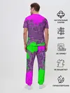 Мужская пижама с брюками / 3D Neon Monkey