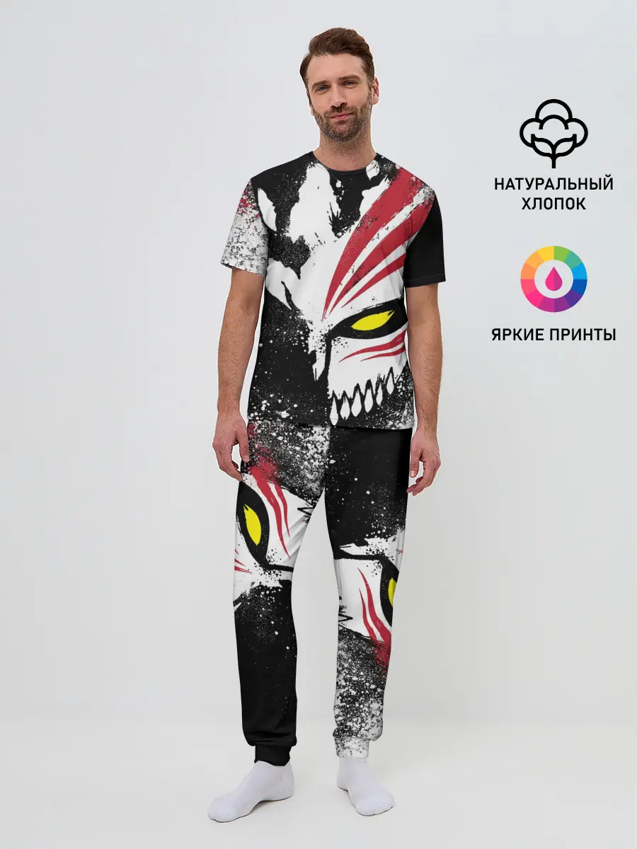 Мужская пижама с брюками / БЛИЧ МАСКА | BLEACH