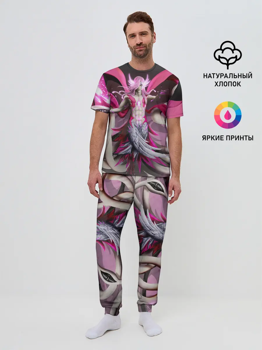 Мужская пижама с брюками / Bleach Aurora Archangel Art