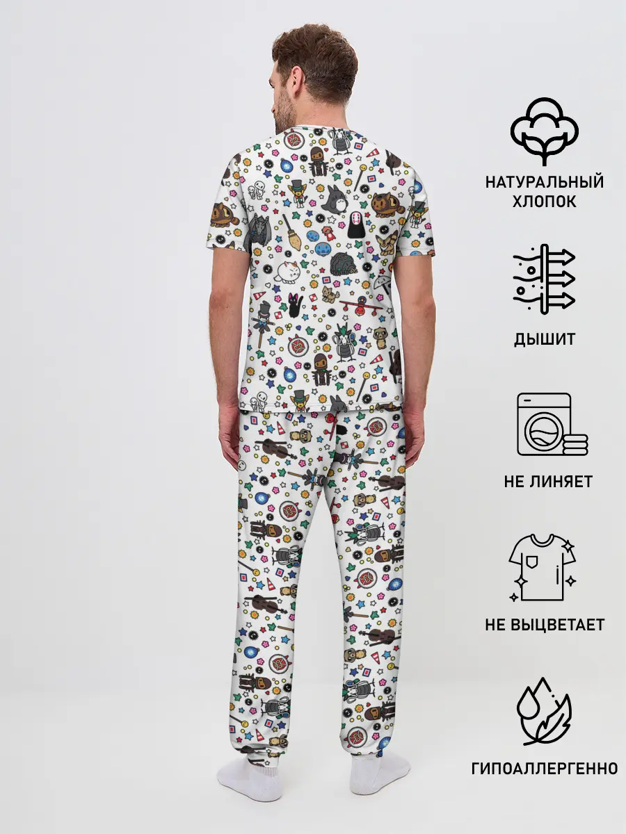 Мужская пижама с брюками / Anime Characters