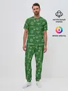 Мужская пижама с брюками / Halo Pattern
