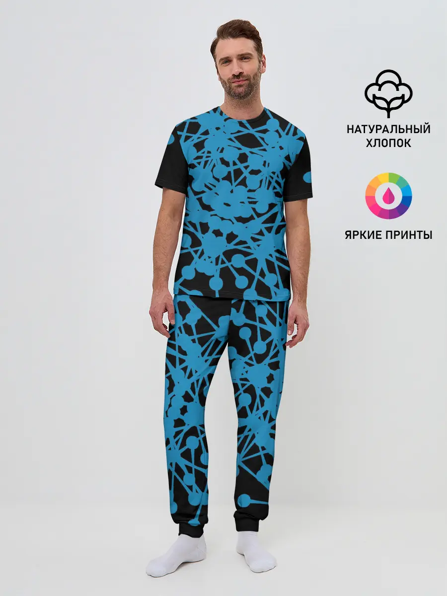 Мужская пижама с брюками / Firefly