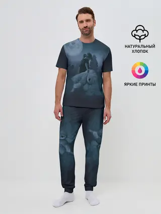 Мужская пижама с брюками / Девочка и полнолуние