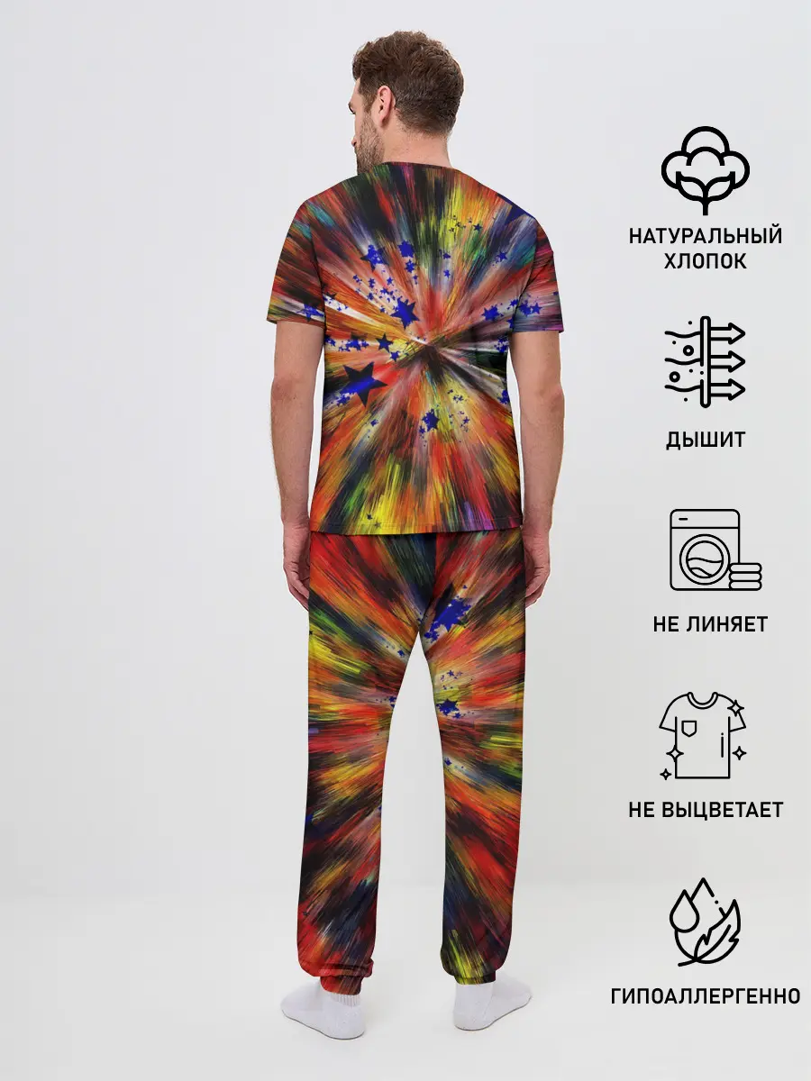 Мужская пижама с брюками / Звездный путь