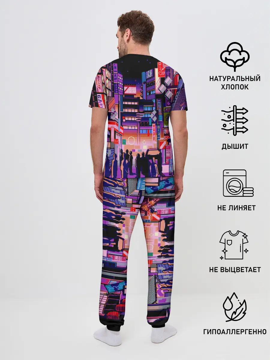 Мужская пижама с брюками / Переулок Токио