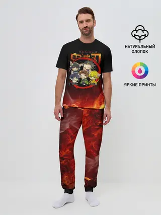 Мужская пижама с брюками / Клинок, рассекающий демонов Персонажи