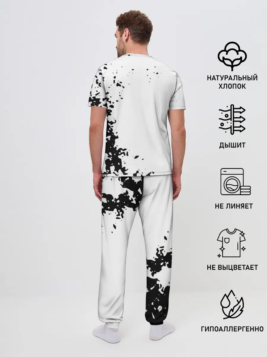 Мужская пижама с брюками / Танджиро | Клинок, рассекающий демонов