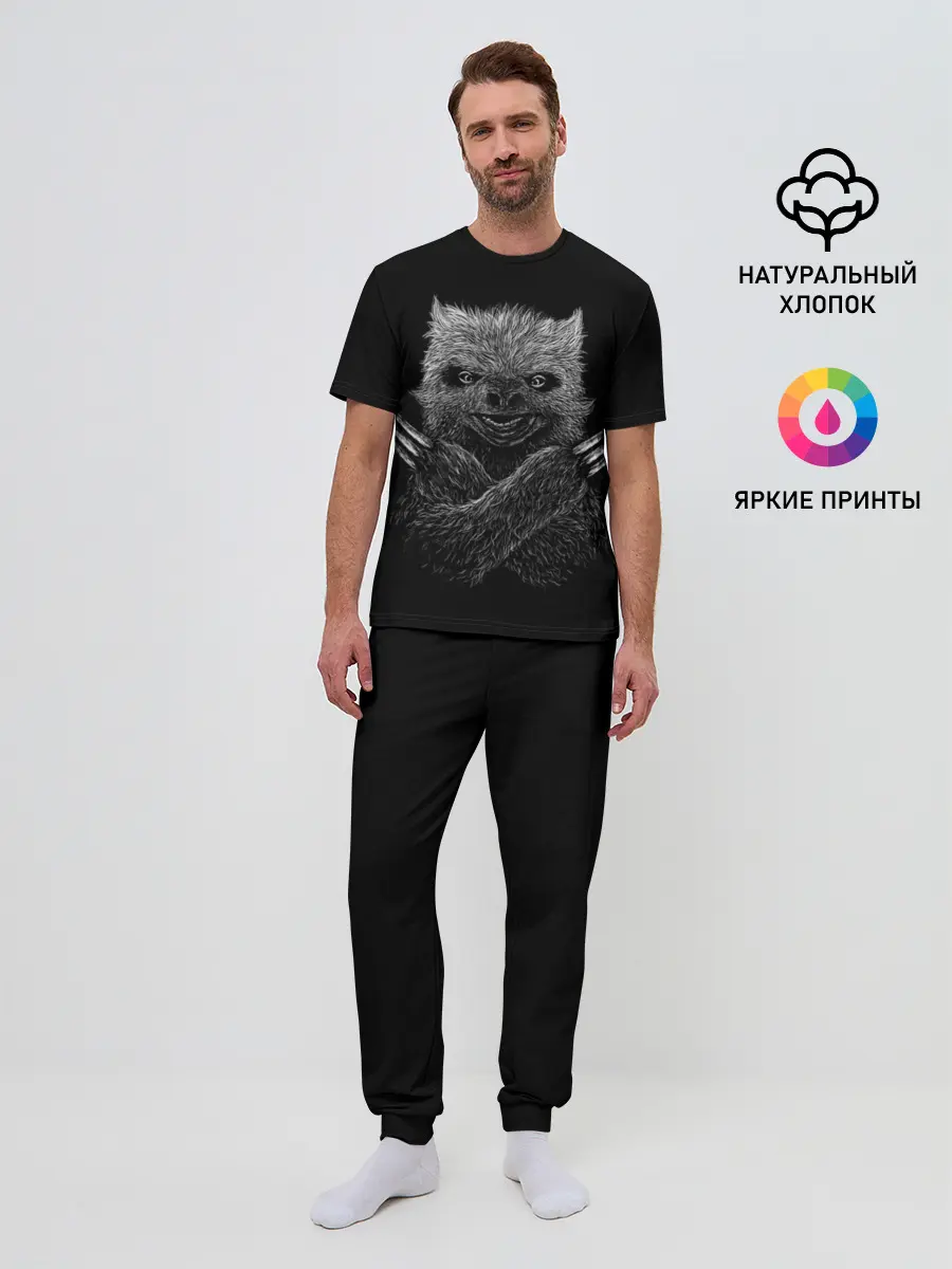 Мужская пижама с брюками / Росомаха