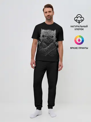 Мужская пижама с брюками / Росомаха