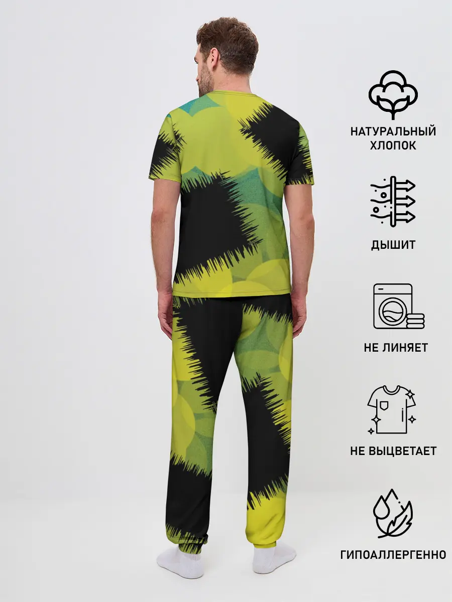 Мужская пижама с брюками / Черные дыры