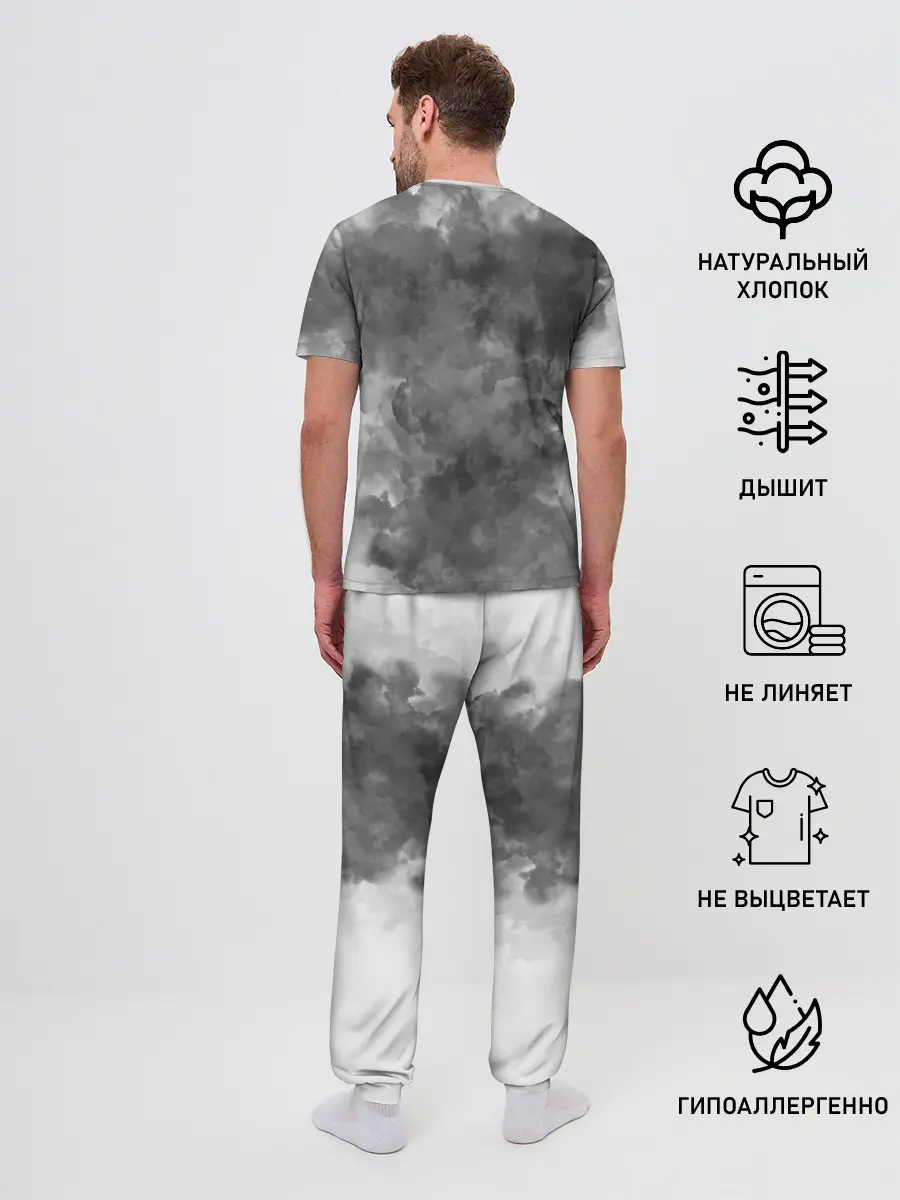 Мужская пижама с брюками / НЕ БУДИ ЛИХО / ВЕЛЕС