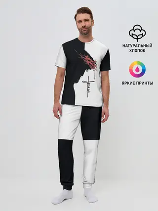 Мужская пижама с брюками / Смирение