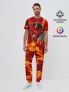 Мужская пижама с брюками / The devil is on fire