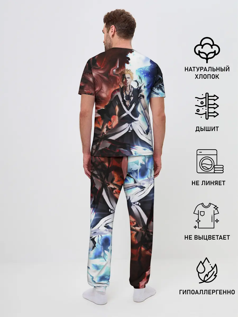 Мужская пижама с брюками / Bleach Ichigo Kurosaki