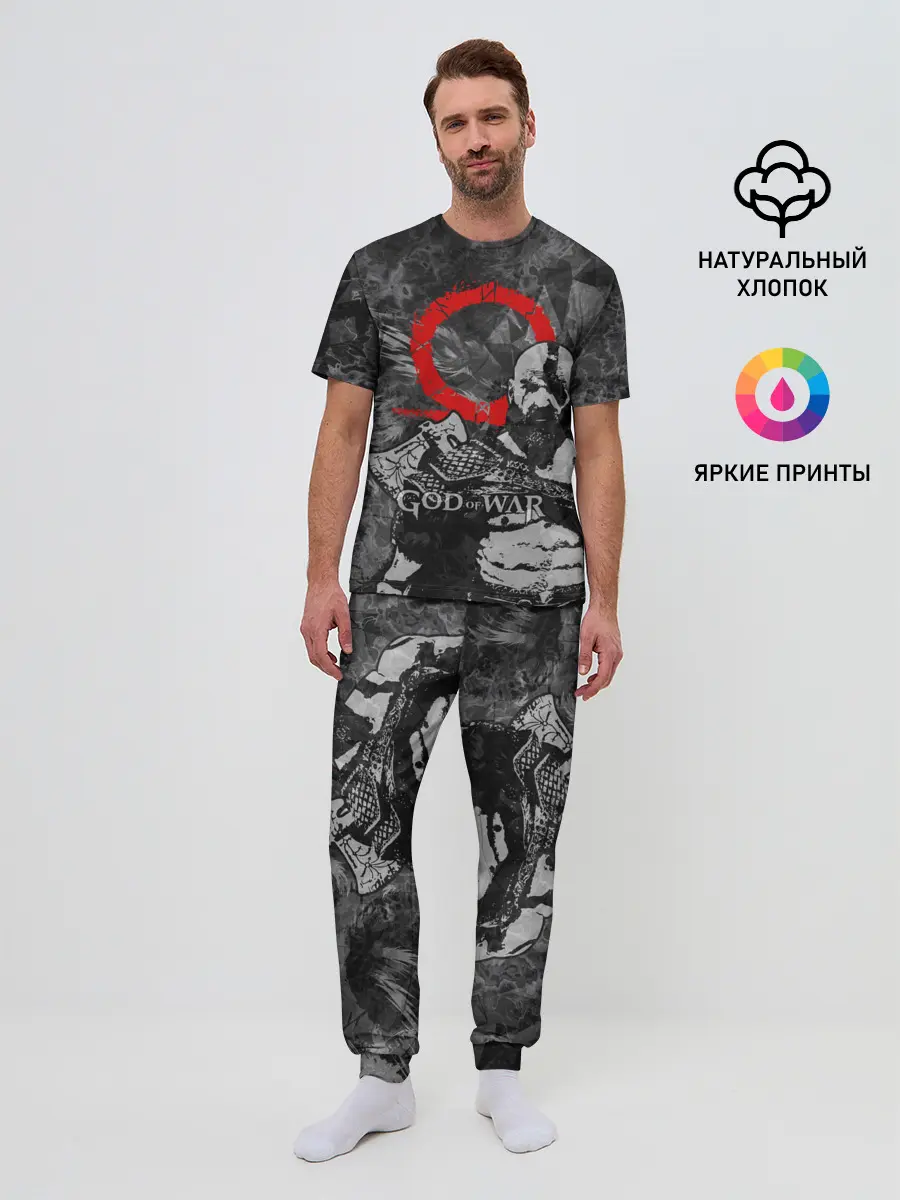 Мужская пижама с брюками / GOD OF WAR : KRATOS