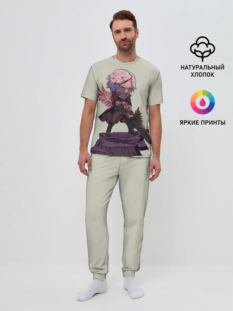 Мужская пижама с брюками / Dante Big head