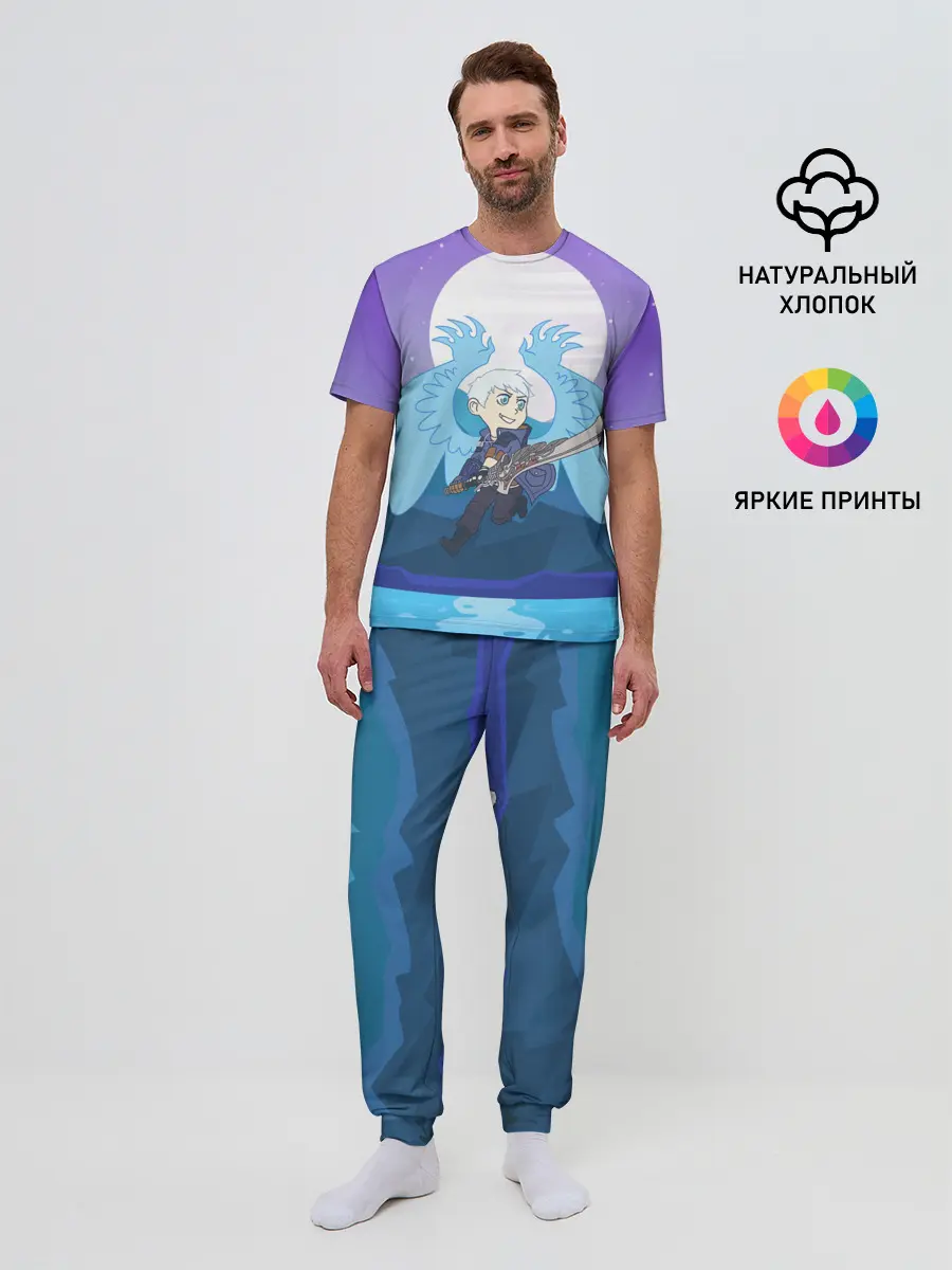 Мужская пижама с брюками / Nero anime