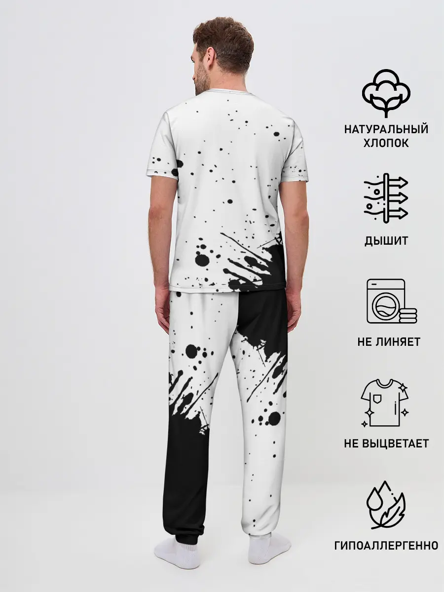 Мужская пижама с брюками / Генья Шинадзугава Kimetsu no Yaiba