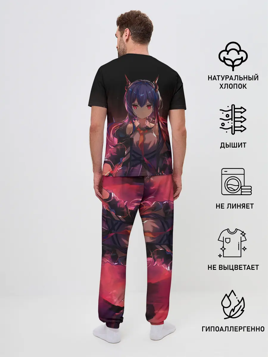 Мужская пижама с брюками / Wawazi Arknights