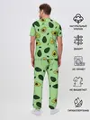 Мужская пижама с брюками / Авокадо