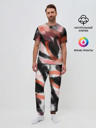 Мужская пижама с брюками / MAY