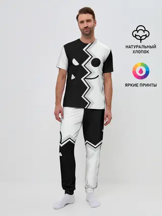 Мужская пижама с брюками / Geometry Dash