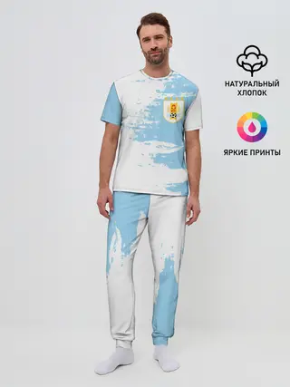 Мужская пижама с брюками / Сборная Уругвая