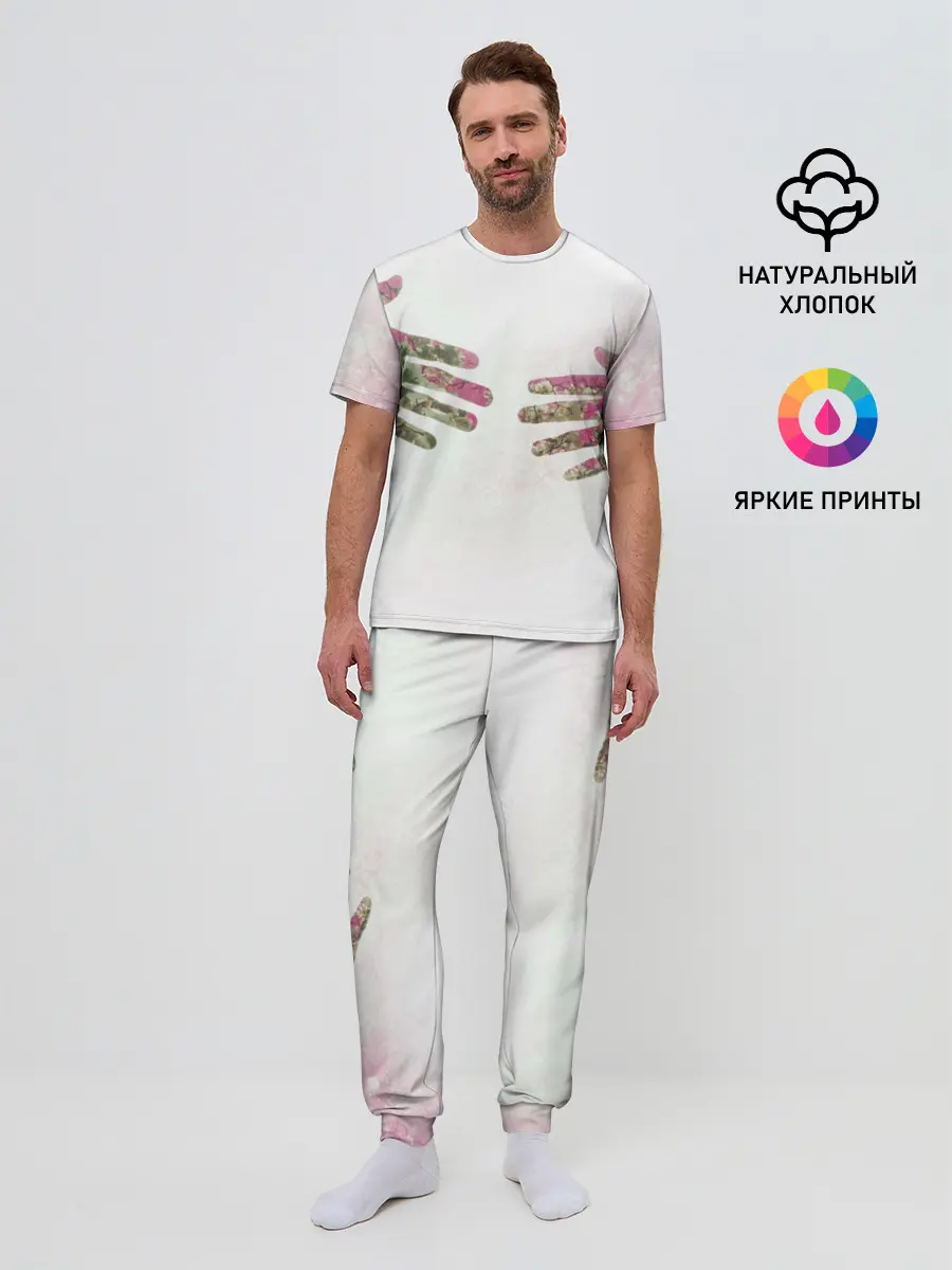 Мужская пижама с брюками / HANDS
