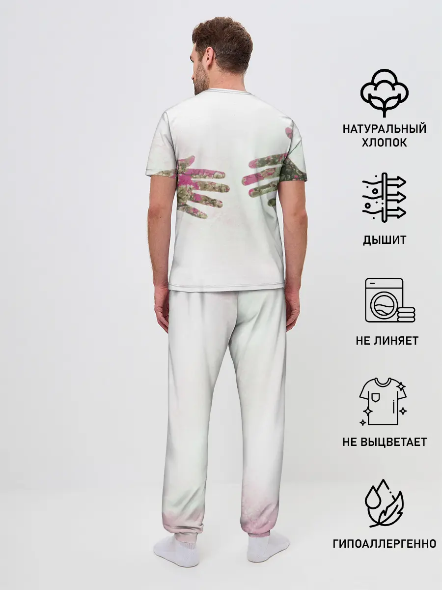 Мужская пижама с брюками / HANDS