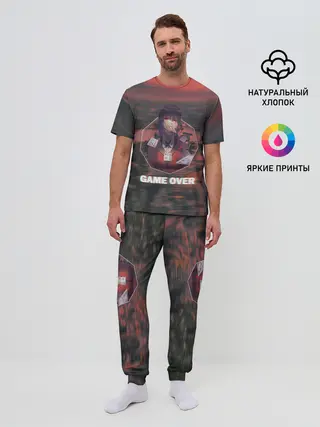 Мужская пижама с брюками / Kakegurui Yumeko Jabami art