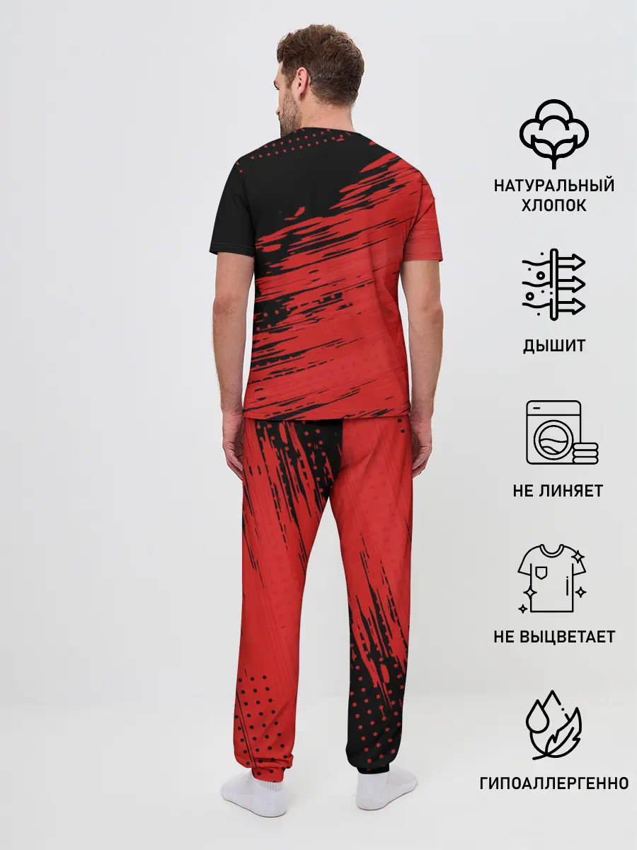 Мужская пижама с брюками / UROKODAKI-SAN Kimetsu no Yaiba