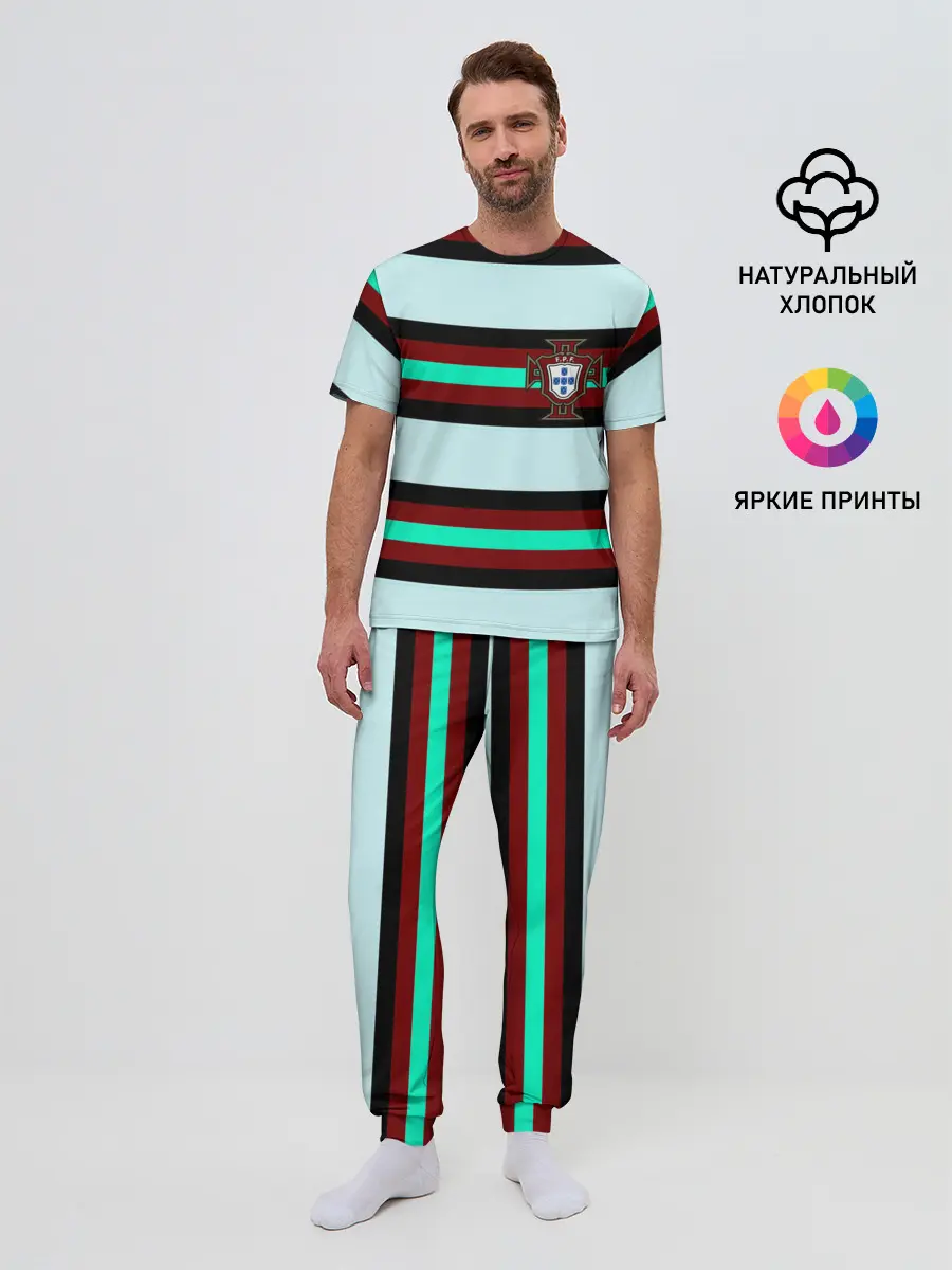Мужская пижама с брюками / Сборная Португалии.
