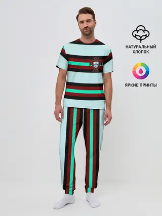 Мужская пижама с брюками / Сборная Португалии.