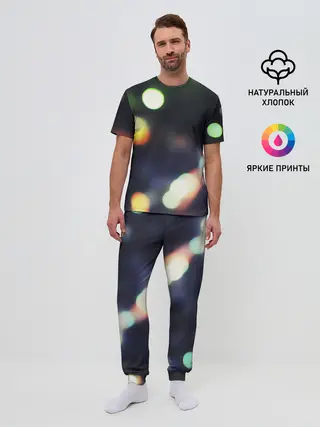 Мужская пижама с брюками / NIGHT | НОЧЬ