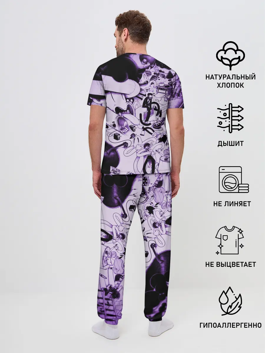 Мужская пижама с брюками / HARD MULT | Мульт