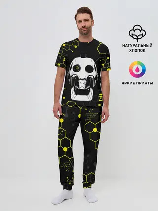 Мужская пижама с брюками / ЛЮБОВЬ СМЕРТЬ И РОБОТЫ / РОБОТ