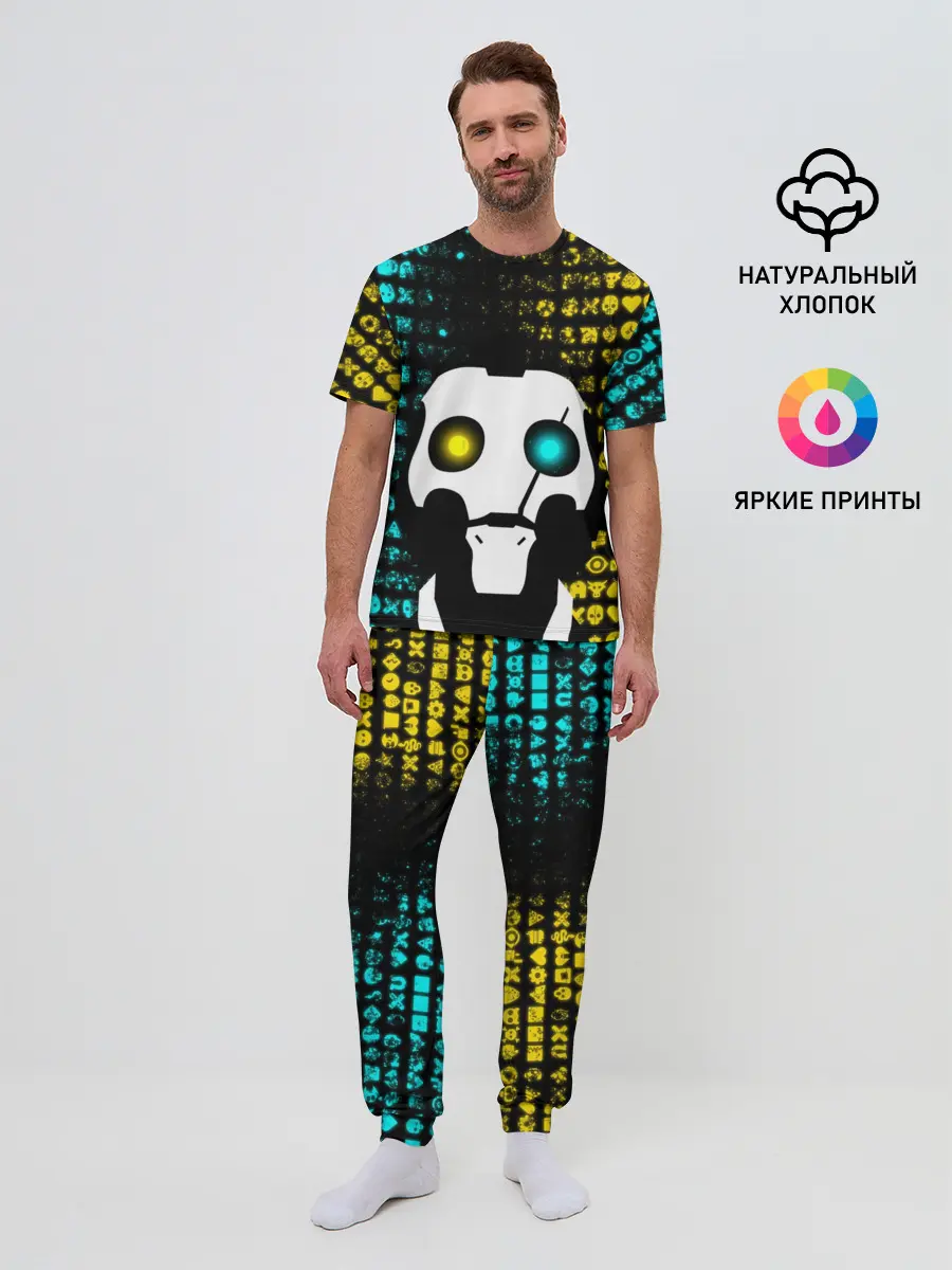 Мужская пижама с брюками / ЛЮБОВЬ СМЕРТЬ И РОБОТЫ