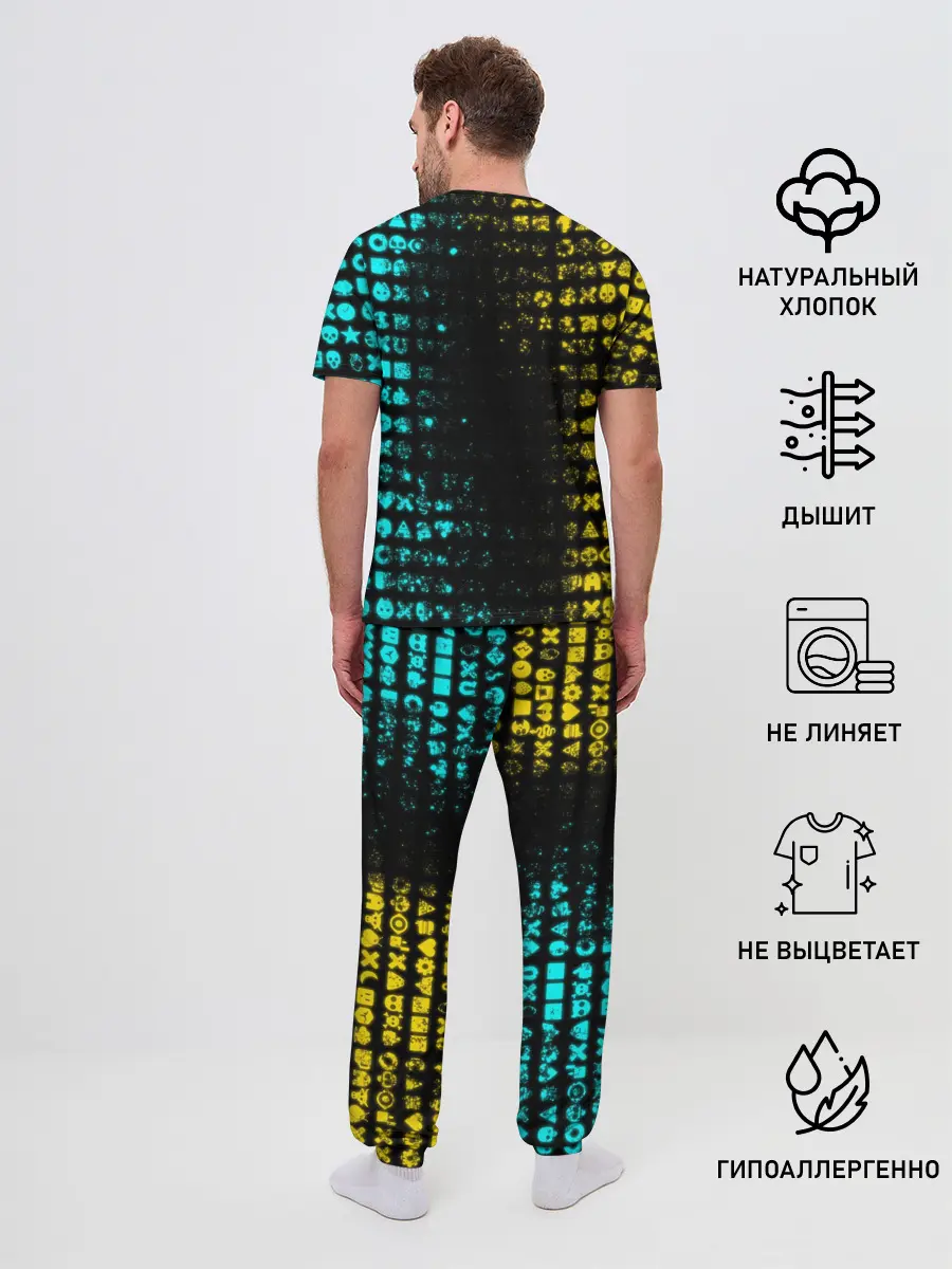 Мужская пижама с брюками / ЛЮБОВЬ СМЕРТЬ И РОБОТЫ