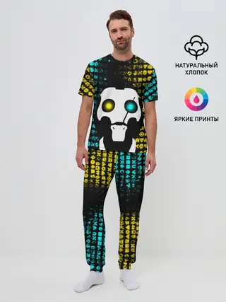 Мужская пижама с брюками / ЛЮБОВЬ СМЕРТЬ И РОБОТЫ