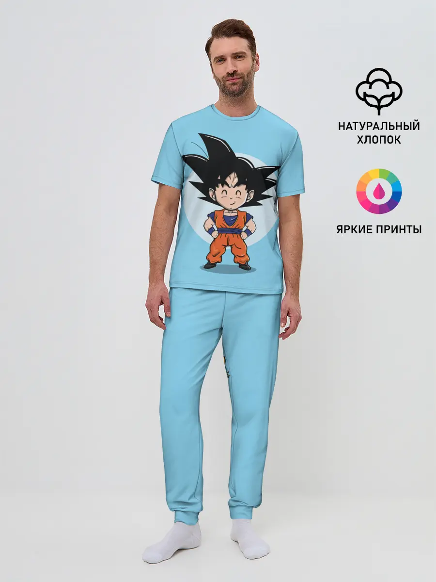 Мужская пижама с брюками / Sweet Goku