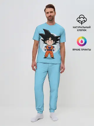 Мужская пижама с брюками / Sweet Goku
