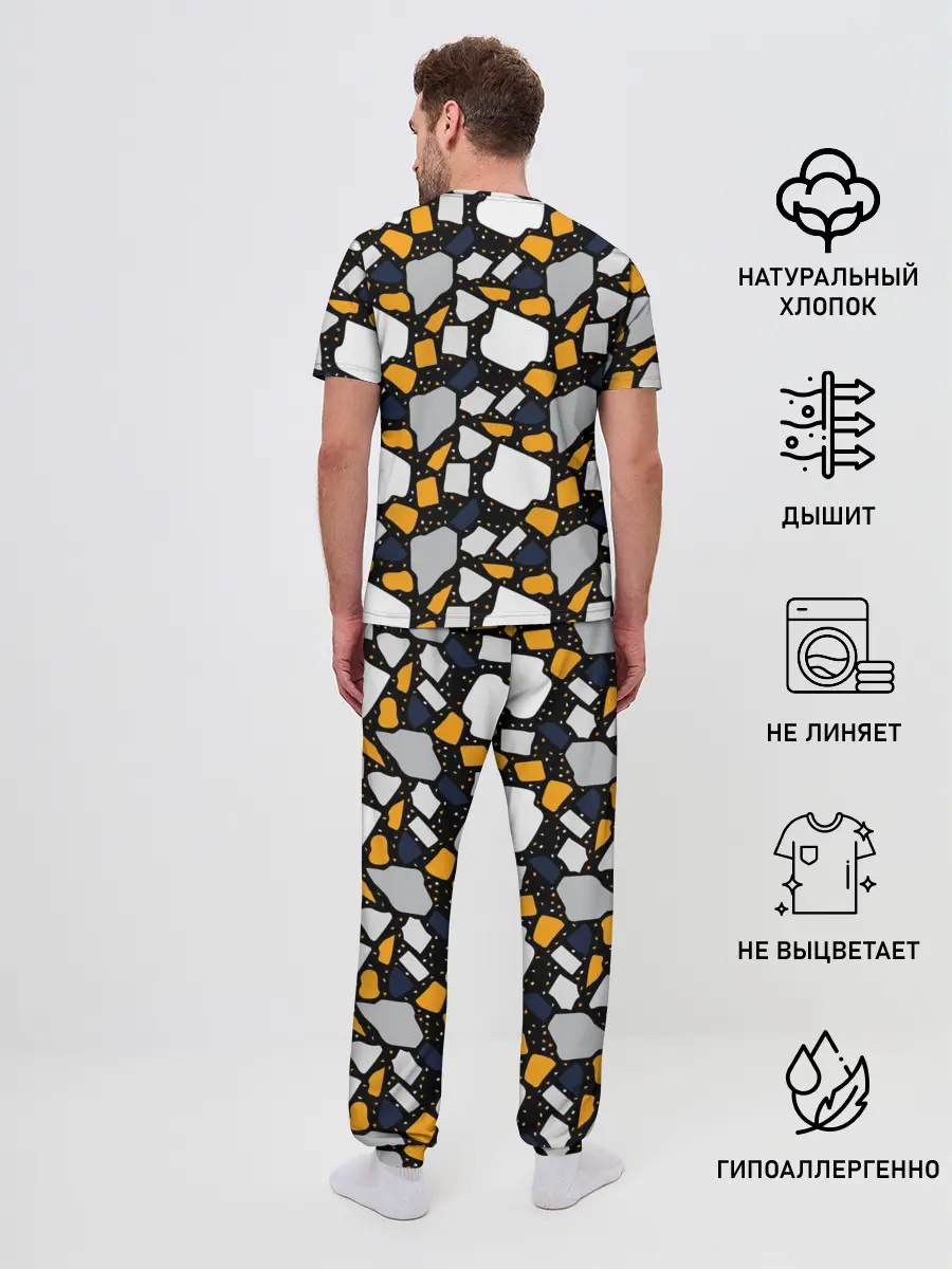 Мужская пижама с брюками / Венецианское Терраццо | Venice