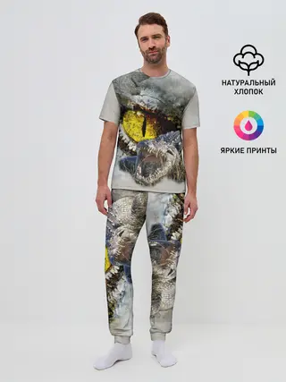 Мужская пижама с брюками / Глаз крокодила