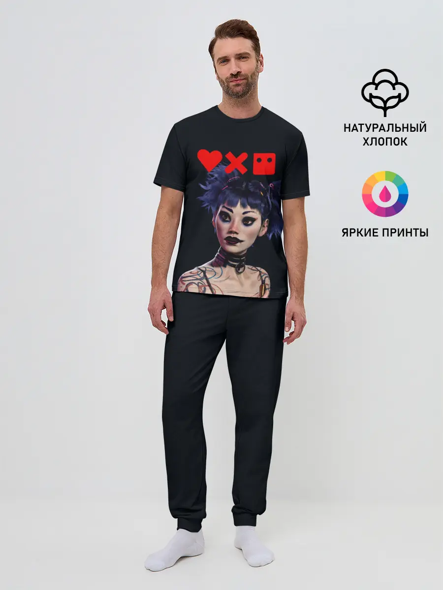 Мужская пижама с брюками / Love, Death and Robots | Lora