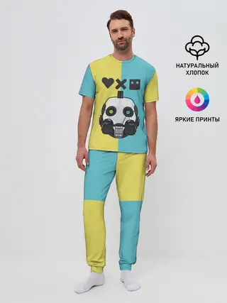 Мужская пижама с брюками / XBOT 4000 | Love, Death and Robots