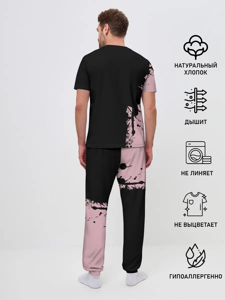 Мужская пижама с брюками / Mitsuri Kanroji | Kimetsu no Yaiba