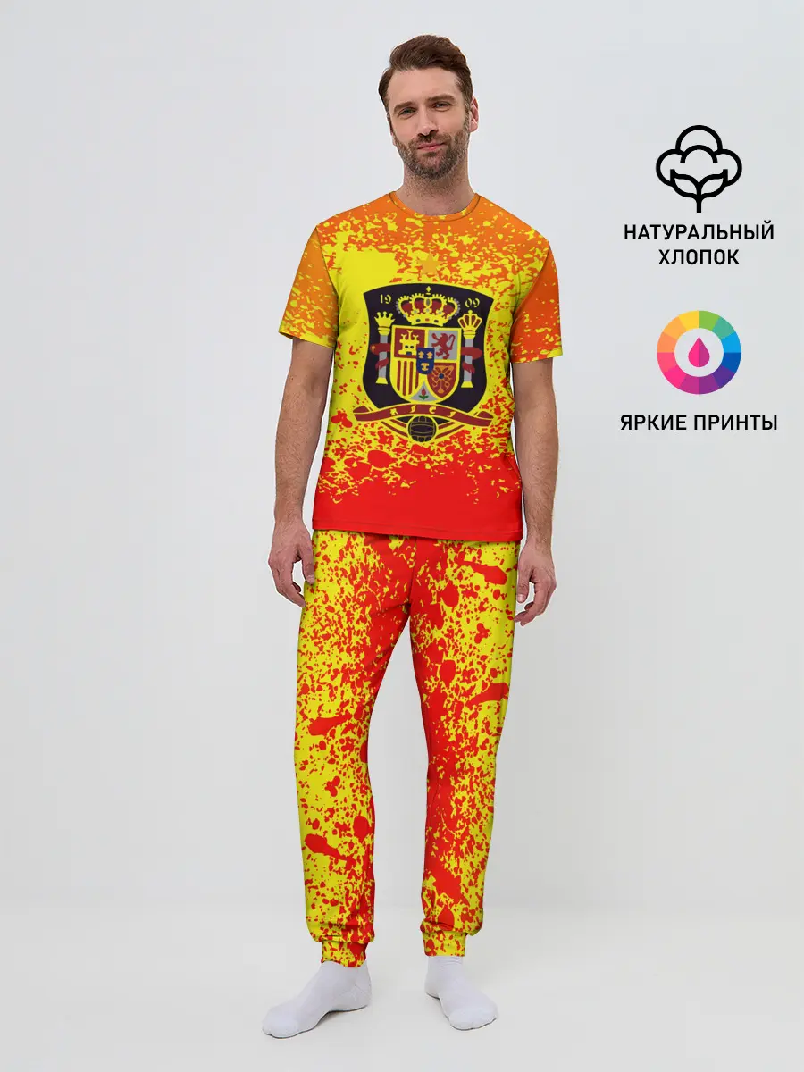 Мужская пижама с брюками / Сборная Испании