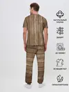 Мужская пижама с брюками / Texture. Wood